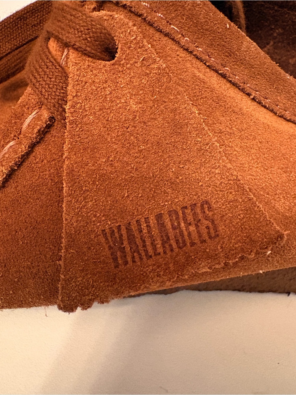 Clark’s Original Wallabees Suede Moccasin - Chestnut Brown